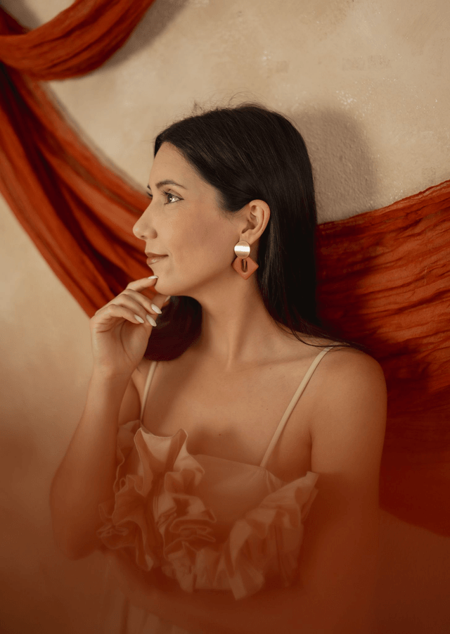 Polymer Clay Earrings ~ Vivian