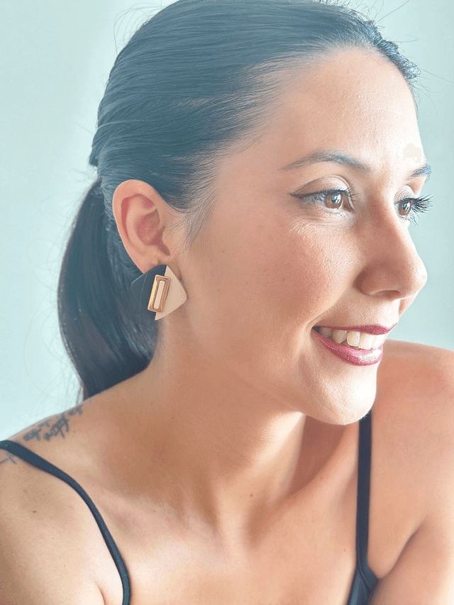 Polymer Clay Earrings ~ Paola