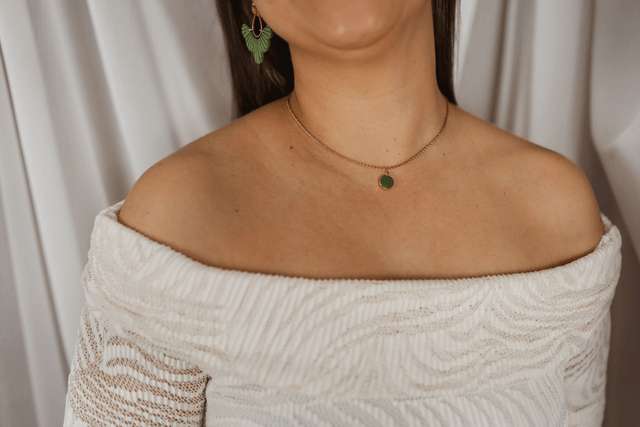Necklace with Polymer Clay ~ Classic