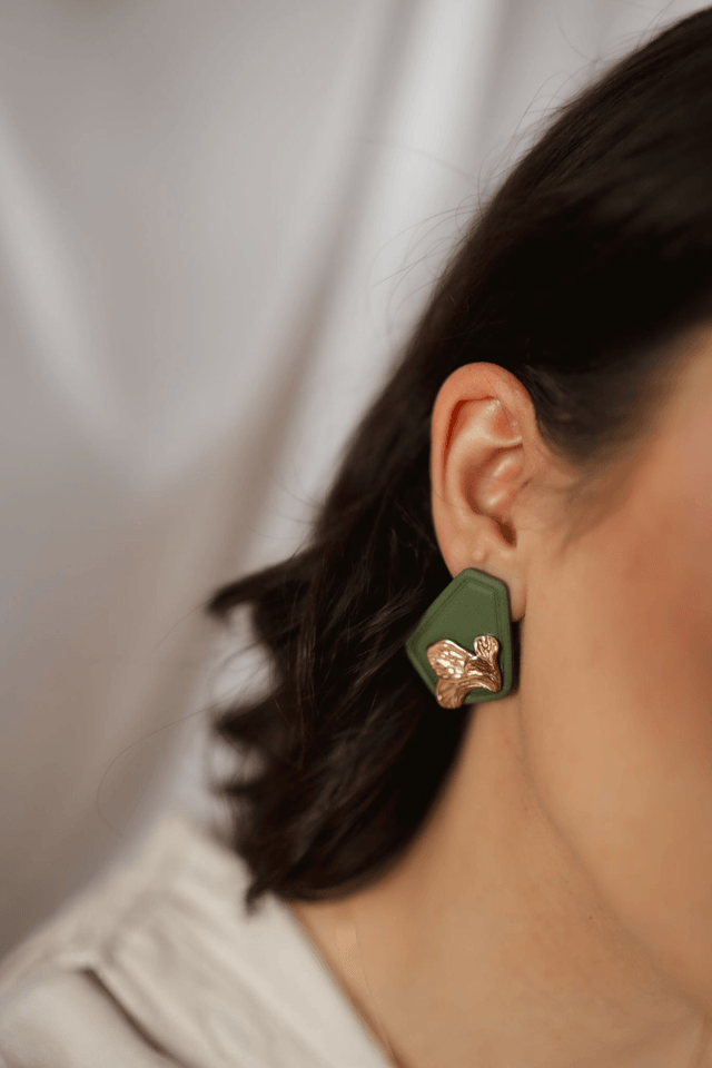 Polymer Clay Earrings ~ Memory