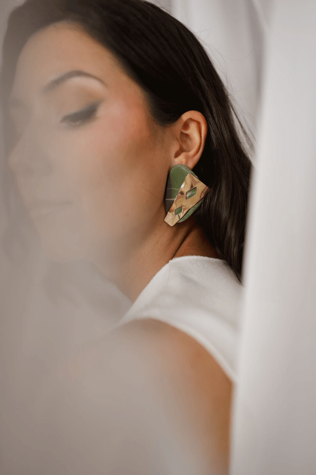 Polymer Clay Earrings ~ Marge