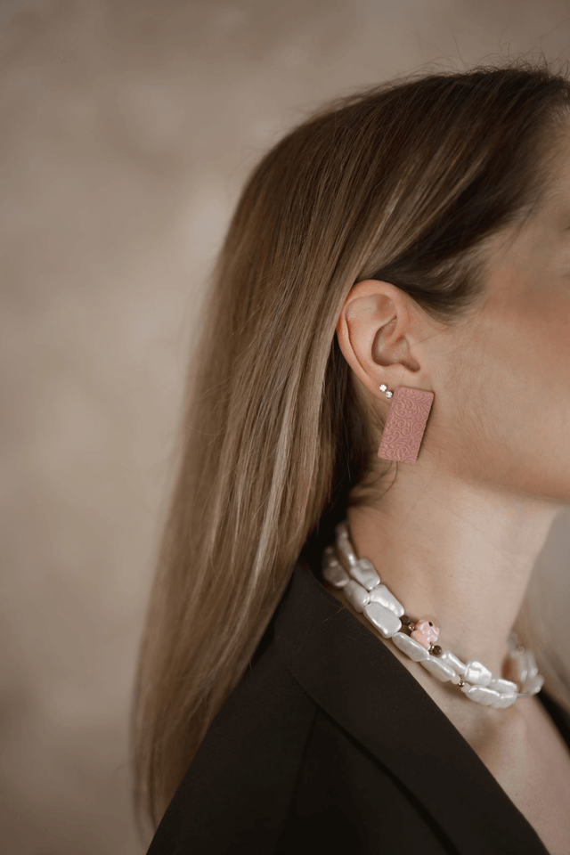 Polymer Clay Earrings ~ Ava