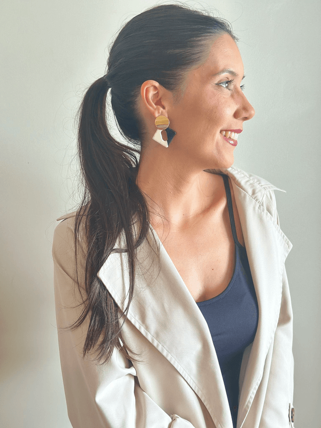 Polymer Clay Earrings ~ Vivian