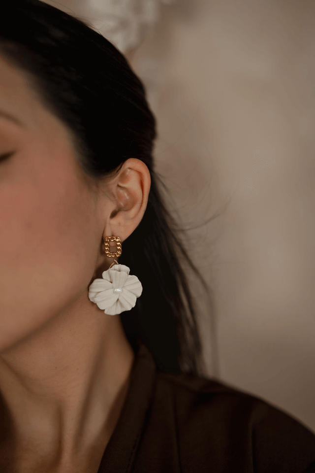Polymer Clay Earrings ~ Flower