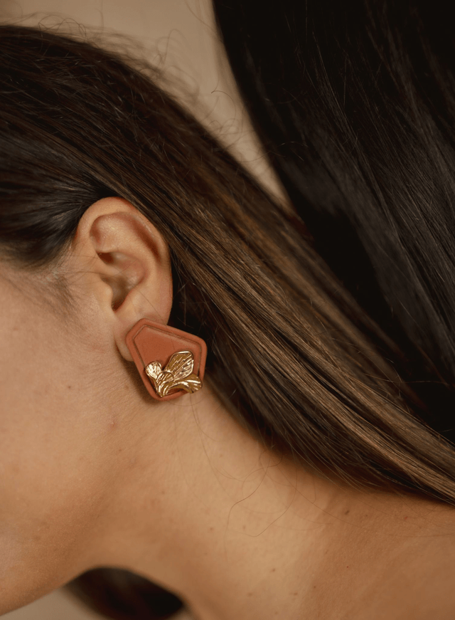 Polymer Clay Earrings ~ Memory