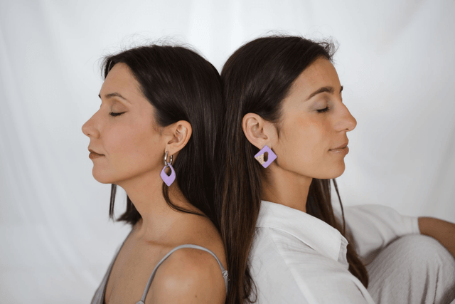 Polymer Clay Earrings ~ Vivian