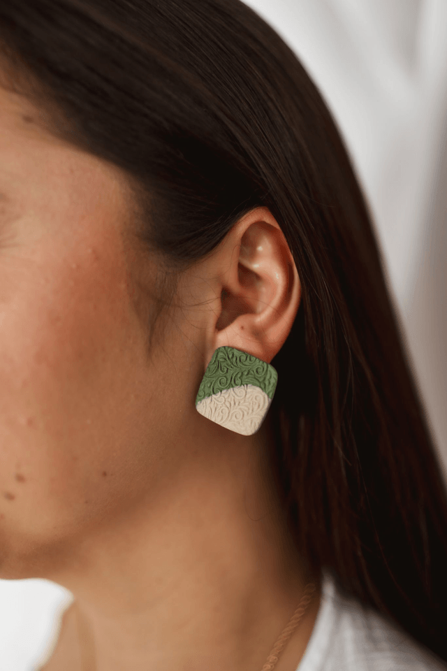 Polymer Clay Earrings ~ Paola