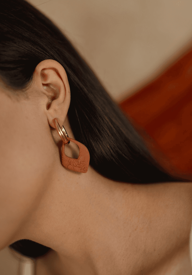 Polymer Clay Earrings ~ Heloise